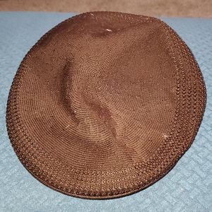 Mens small brown Kangol